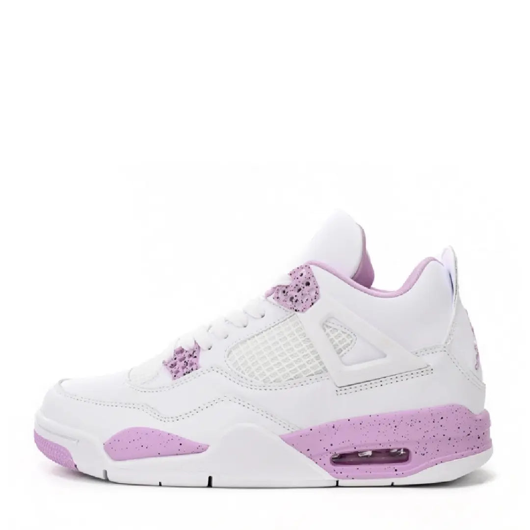 Air Jordan 4 Retro (White & Pink Oreo)