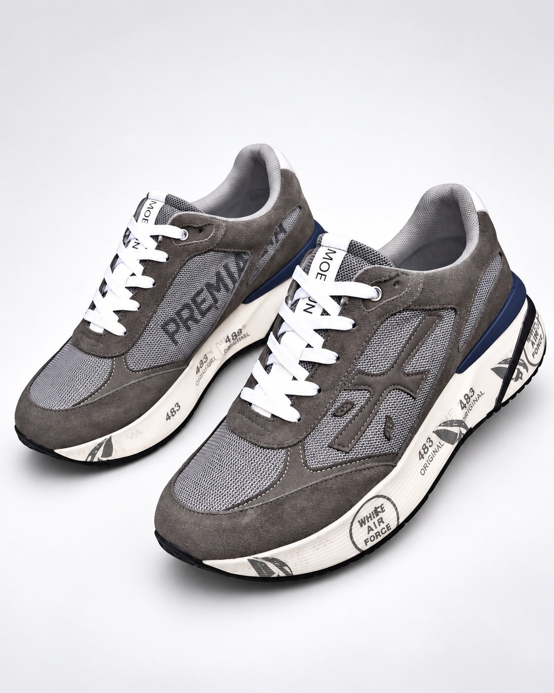 Premiata 483 Grey - par patika