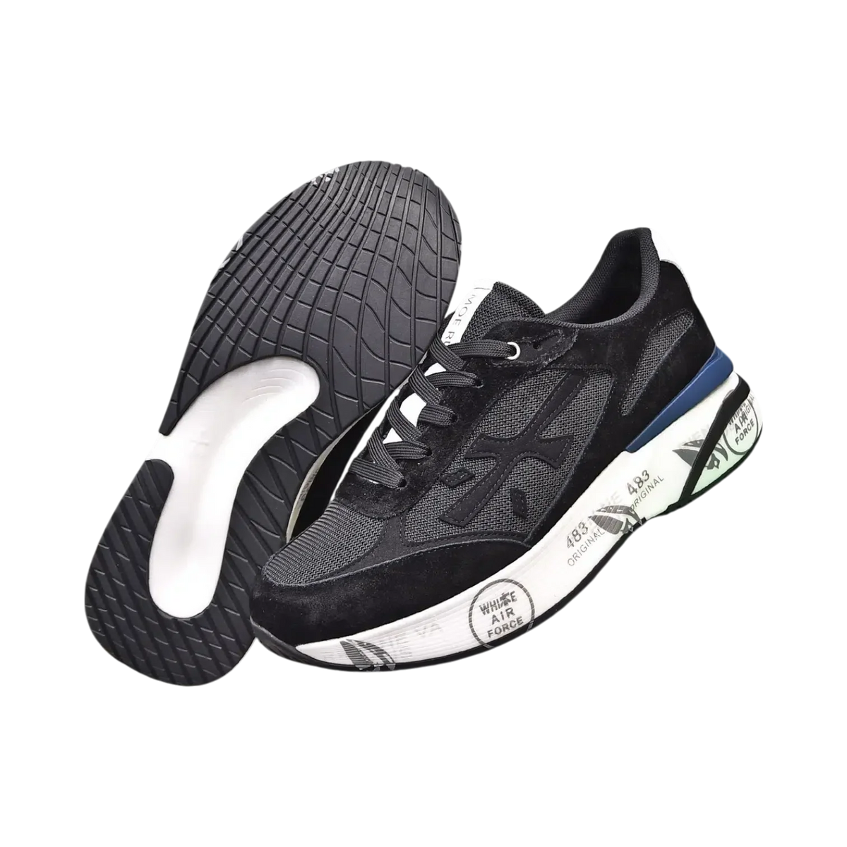 Premiata 483 Black - đon i patika