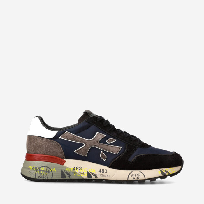 Premiata Mick (Blue Suede Gray)