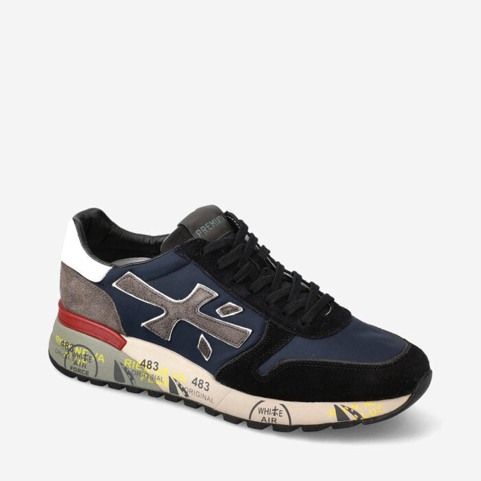 Premiata Mick (Blue Suede Gray)