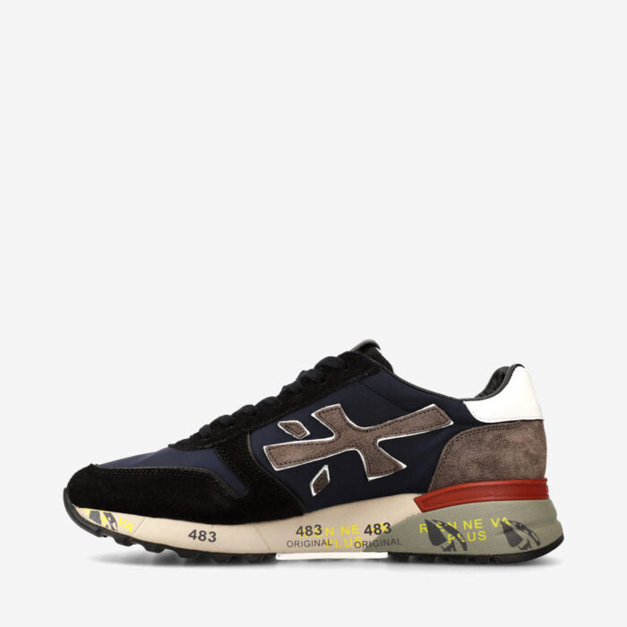 Premiata Mick (Blue Suede Gray)